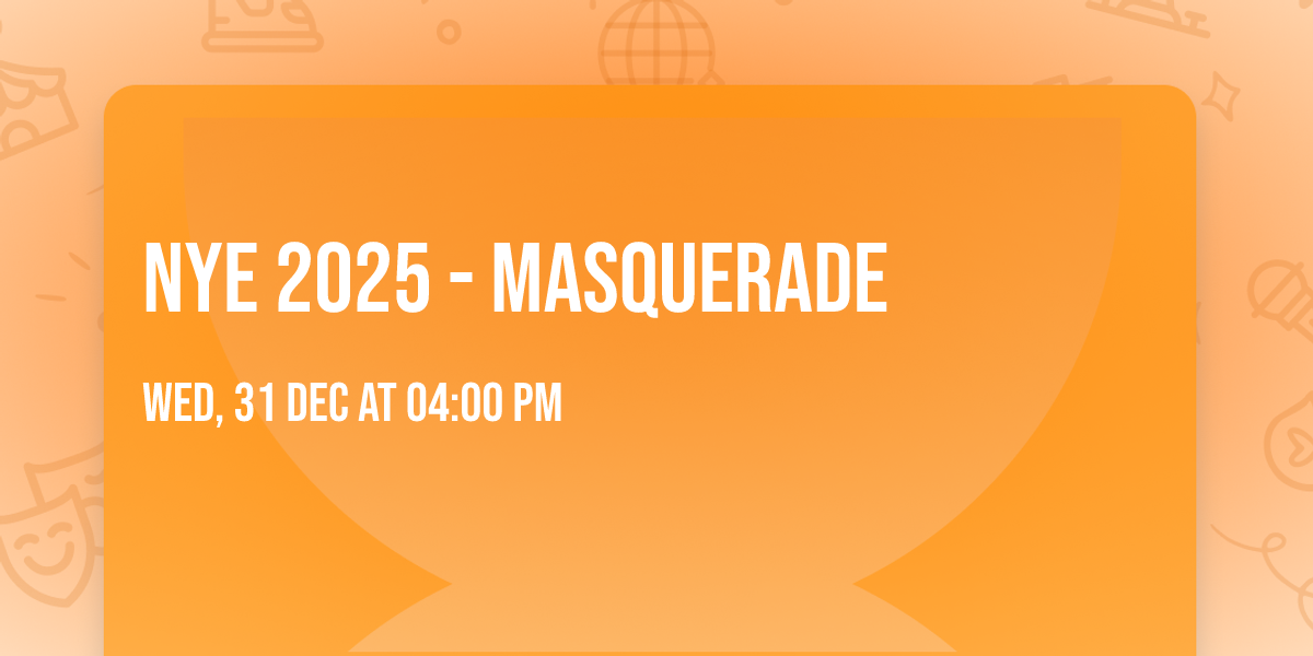 NYE 2025 - Masquerade