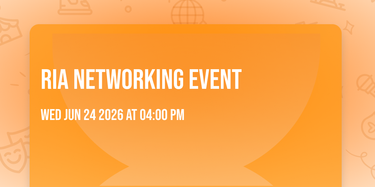RIA Networking Event