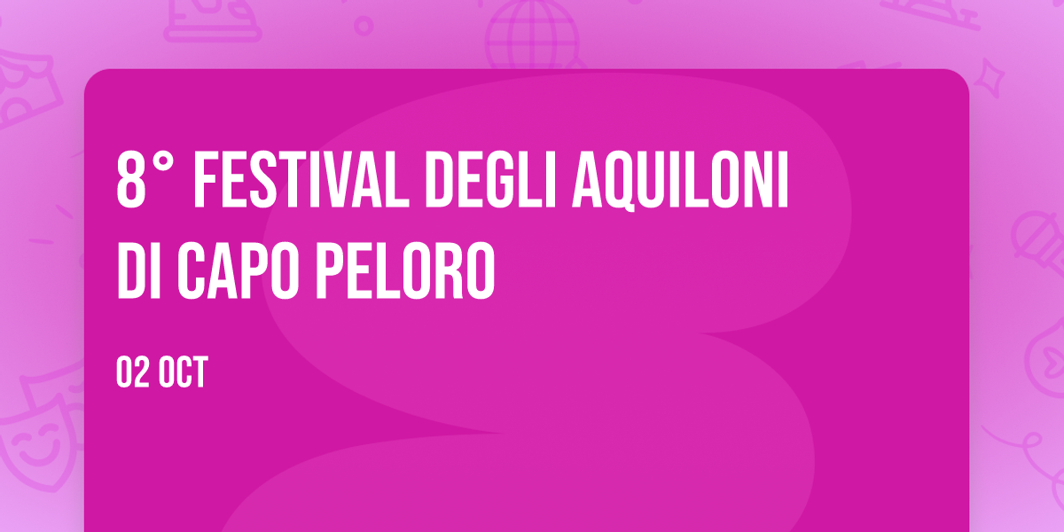 8° Festival degli Aquiloni di Capo Peloro