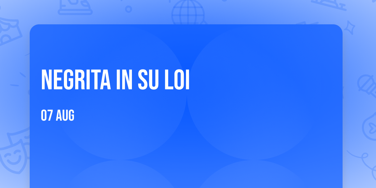 Negrita in Su Loi