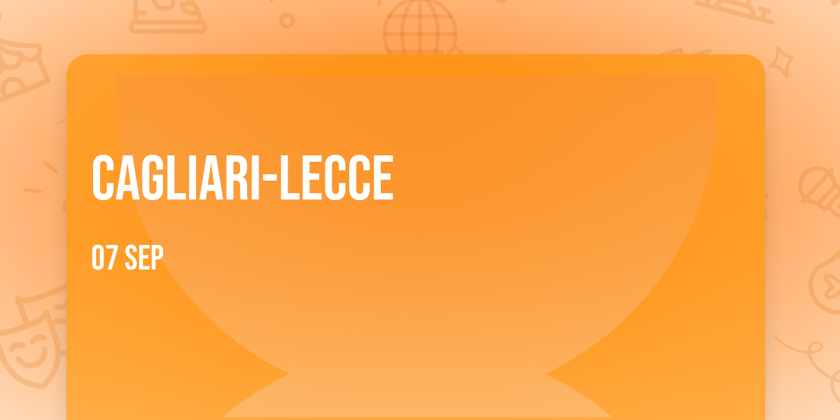 Cagliari-Lecce