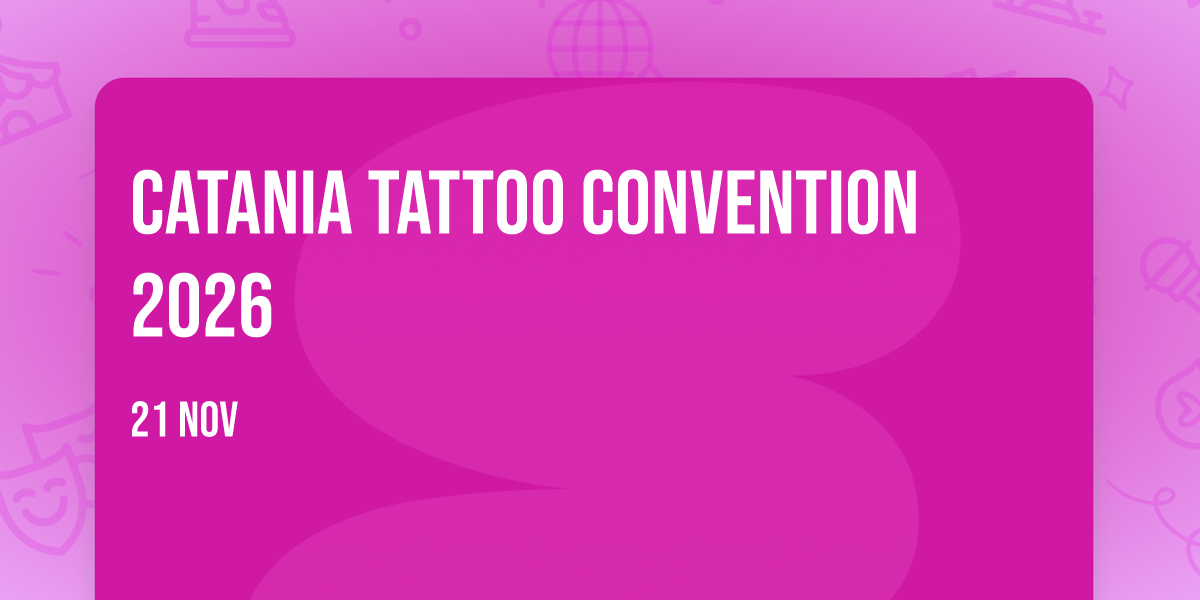 Catania Tattoo Convention 2026
